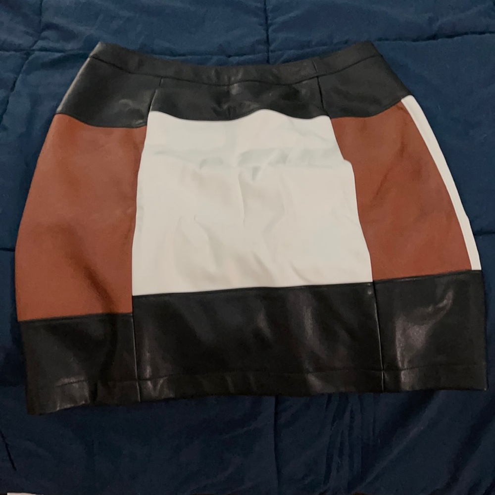 Ethical leather alternative skirt